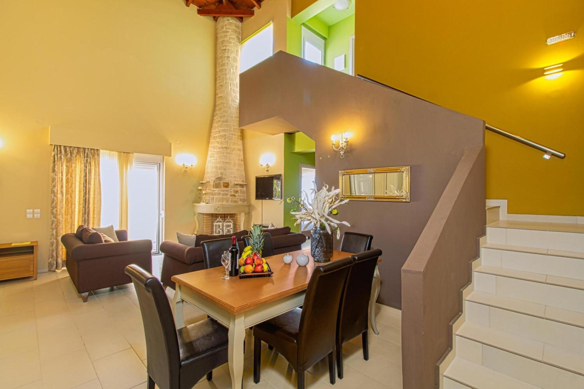 Theo Villas With Sea View Marathokefála Room photo